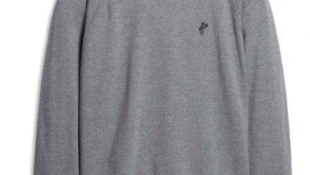 Merino Lugano Crew with Elbow Patches